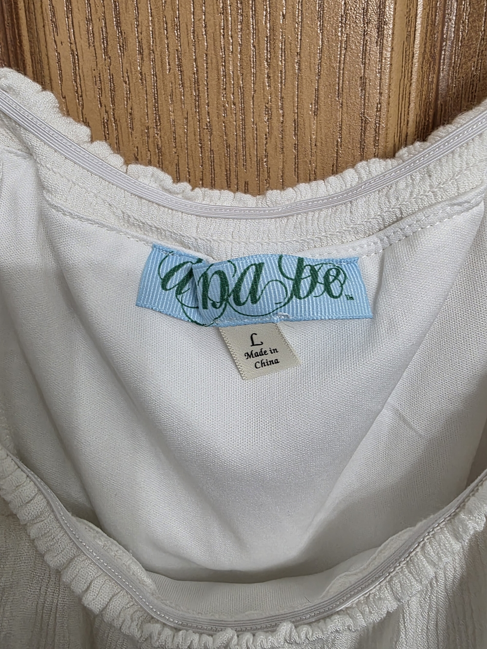 Ruby Rox Ivory Ruffle-Front Mini Dress - Picture 3 of 7